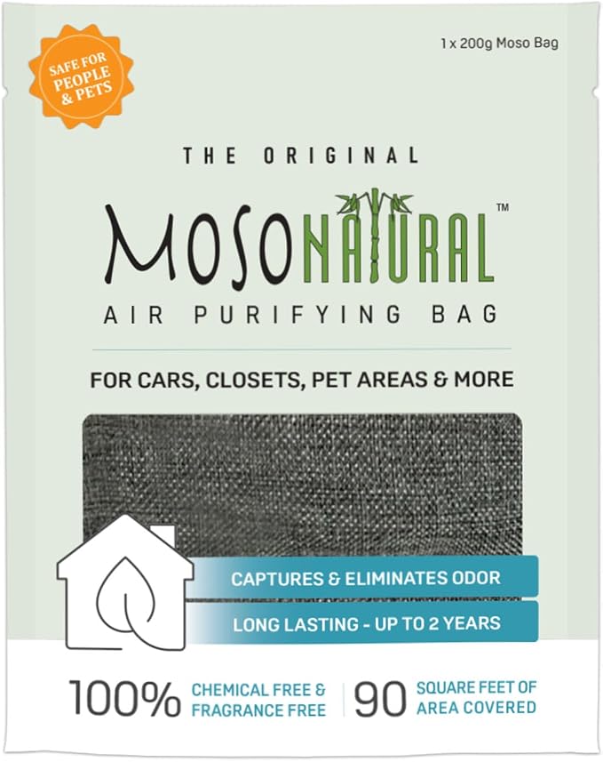 Moso Natural Air Purifying Bag 200g Bamboo Charcoal Odor Absorber - Image 2