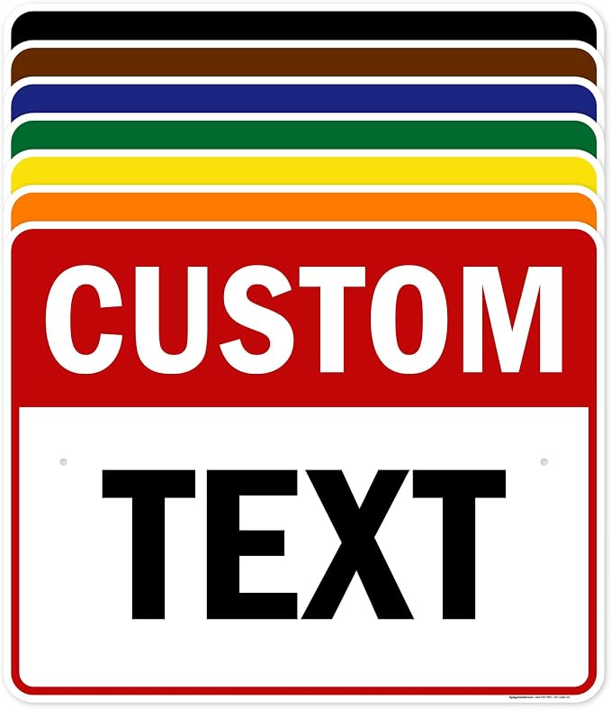 Custom Sign, Custom Sign for Business, Indoor/Outdoor use. 24x30 Inches by MySignCenter