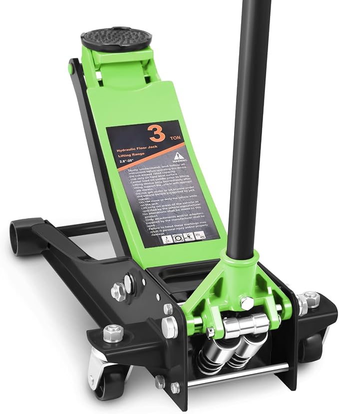 DNA MOTORING Low Profile Hydraulic Trolley Service/Floor Jack, 3 Ton Capacity by DNAMOTORING-Tools