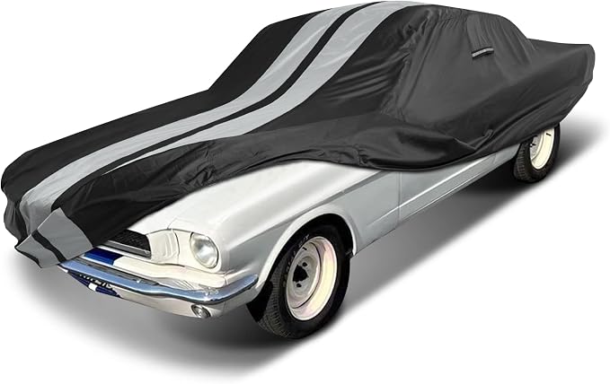 iCarCover Custom Car Cover for 1964-1968 Ford Mustang Waterproof All Weather by iCarCover