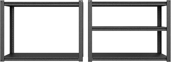 MUPATER 72" H x 48" W x 18" D Metal Storage Shelves, 5 Tier Shelves and - Image 9