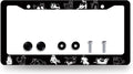 Cats License Plate Frame Cute Animal Cat License Plate Holder Stainless Steel by RNKATIH