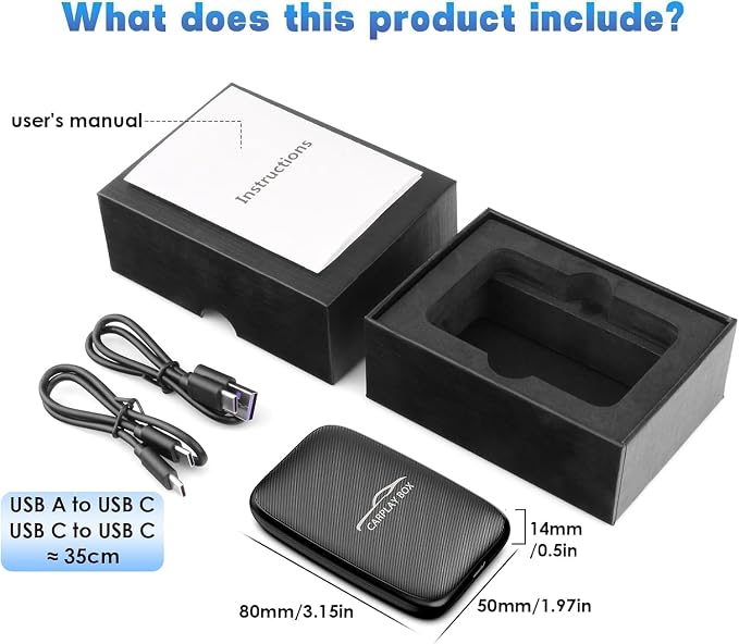 2025 Upgraded Wireless Carplay and Android Auto Dongle Support Netflix/YouTube - Image 7
