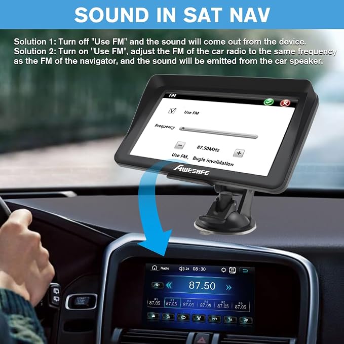 GPS Navigator for Car Truck 7 inch Touch Screen, 2025 North America Maps Free - Image 4