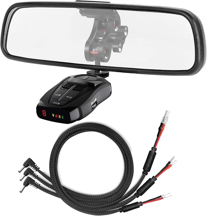Radar Detector Rearview Mirror Mounting Bracket, 13.8" Radar Detector Hard Wire by Unknown