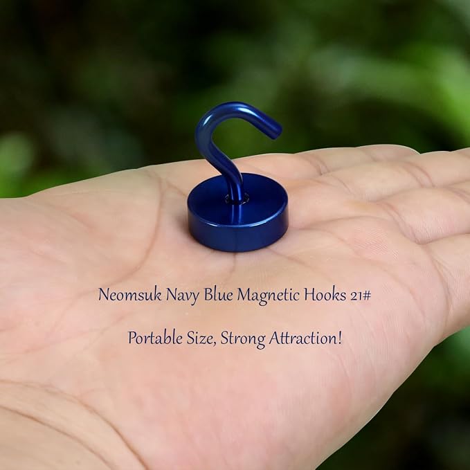 Neosmuk Magnetic Hooks, Cruise Ship Essentials, 40lb+ Heavy Duty Magnetic Hooks - Image 2
