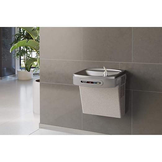 Elkay Cooler Wall Mount ADA Hands-Free Filtered, 8 GPH Light Gray Granite - Image 2