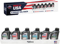 Pit Posse 304 Six Quart Oil Can Rack Holder 32" Caddy Wall Hanger Aluminum Shelf by PITPOSSEMOTORSPORTS