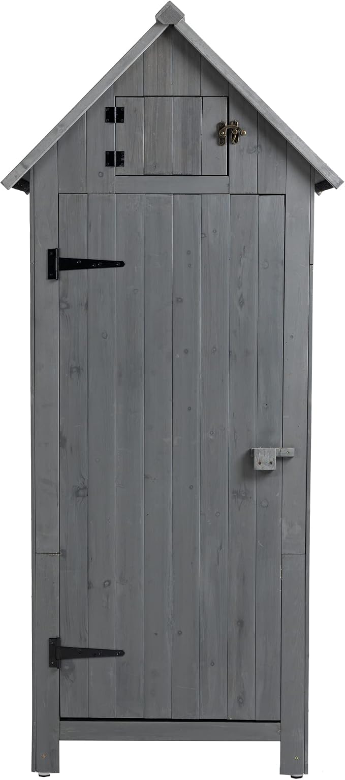 30.3" L X 21.3" W X 70.5" H Outdoor Storage Shed - Image 9