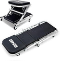 ‎DNA MOTORING TOOLS-00187 40 Inches 2 IN 1 Rolling Folding Car Creeper/Seat by DNAMOTORING-Tools