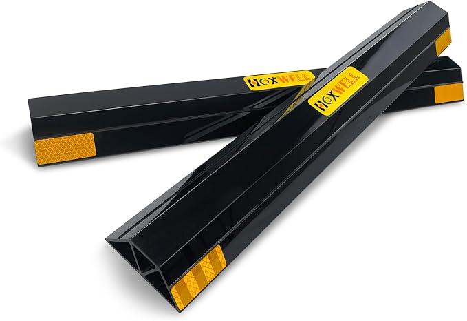 24 Inch 2 PCS Heavy Duty Car Parking Stopper by HOXWELL