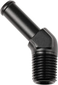 1/4 NPT Male to 3/8" Hose Barb Fitting Adapter 45 Degree Elbow Aluminum Black by Podavelle