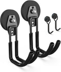 3-H Heavy Duty Magnet Garage Hooks 2 Pack, J Shape Strong Magnetic Hooks by 3-H
