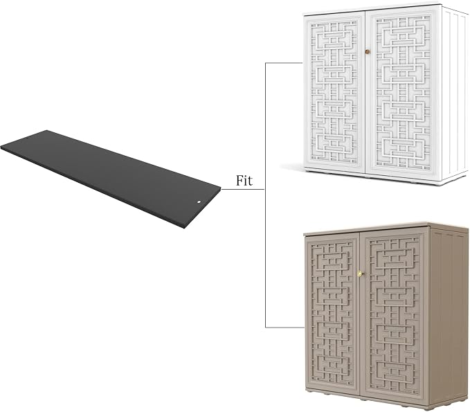 HOMSPARK Indoor/Outdoor Storage Cabinet - Image 7