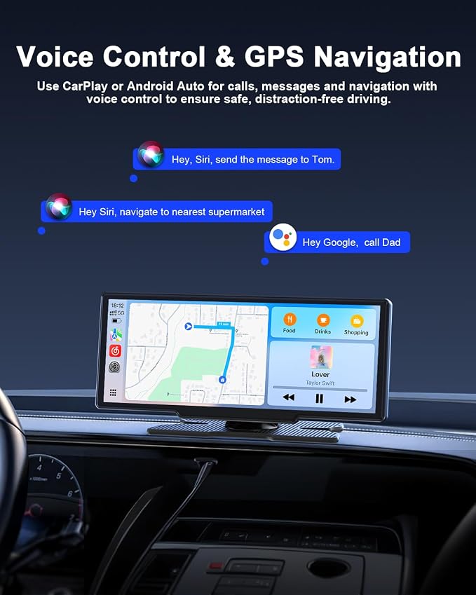 8.1'' Wireless Apple Carplay Screen - Image 3