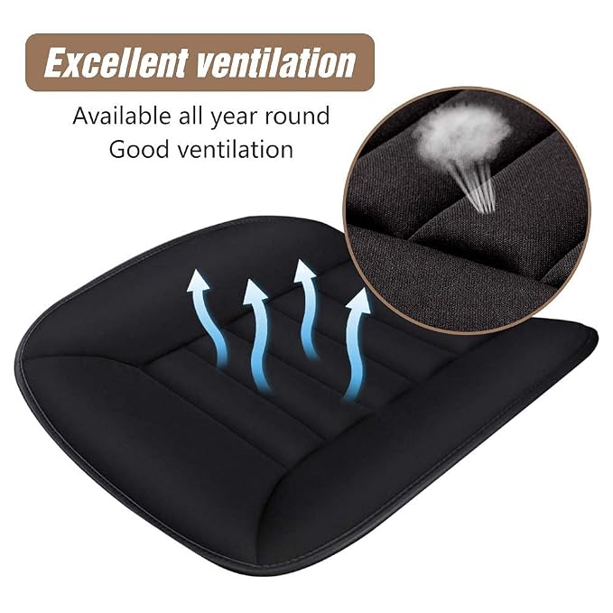 MYFAMIREA Car Seat Cushion Pad 1.2" Thick Comfort Seat Protector - Image 3