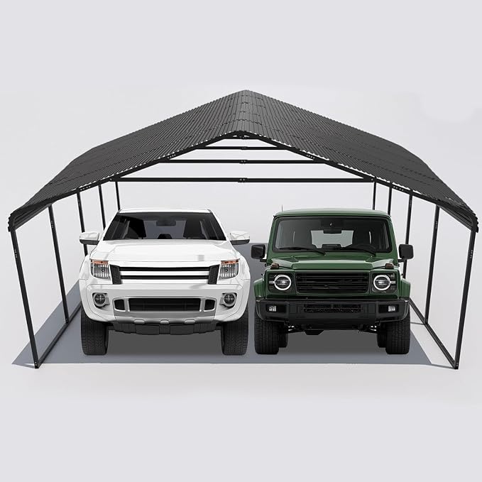 10x20FT/20x20 FT Metal Carport Heavy Duty - Image 3