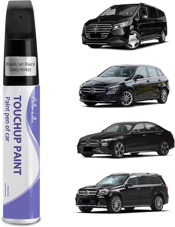 Touch Up Paint for Mercedes Benz Black/Jet Black-Exact Match–Chips and Nicks by Artbreath