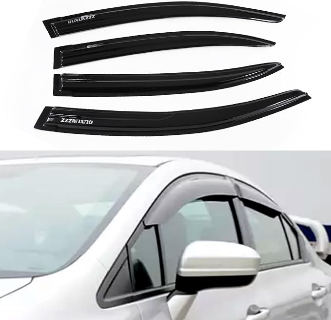 Rain Guards Side Window Visor Vent Outside Mount by Quxunzzzmakeup