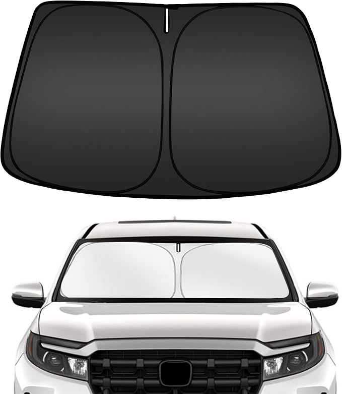 ARISMOTOR Windshield Sun Shade for Honda Ridgeline 2017-2025 2026, Custom Fit by ARISMOTOR
