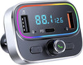 Bluetooth FM Transmitter for Car Wireless Radio Adapter Kit, Hands-Free Calling by GUANDATECHNOLOGIESCOLTD