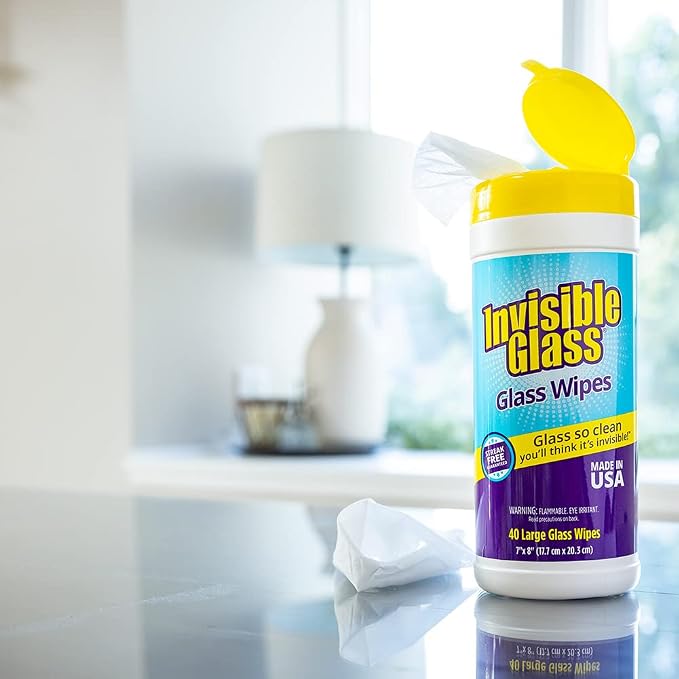 Invisible Glass 90160-4PK Glass Cleaning Wipes Perfect - Image 6