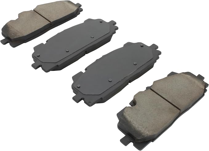 Premium Semi-Metallic Front Brake Pads Compatible - Image 2