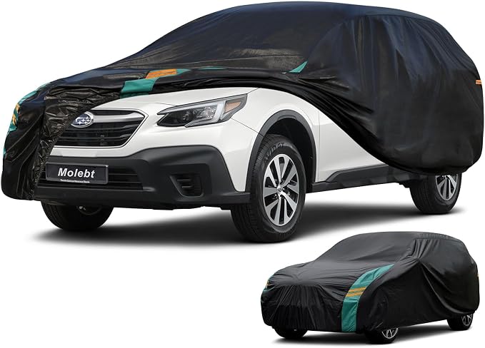 SUV Car Cover Custom Fit for Subaru Outback, Waterproof All Weather for by Molebt