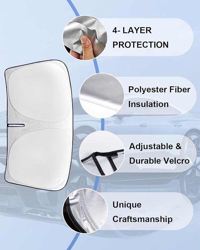 for Mazda CX5 Foldable Windshield Sun Shade - Image 7