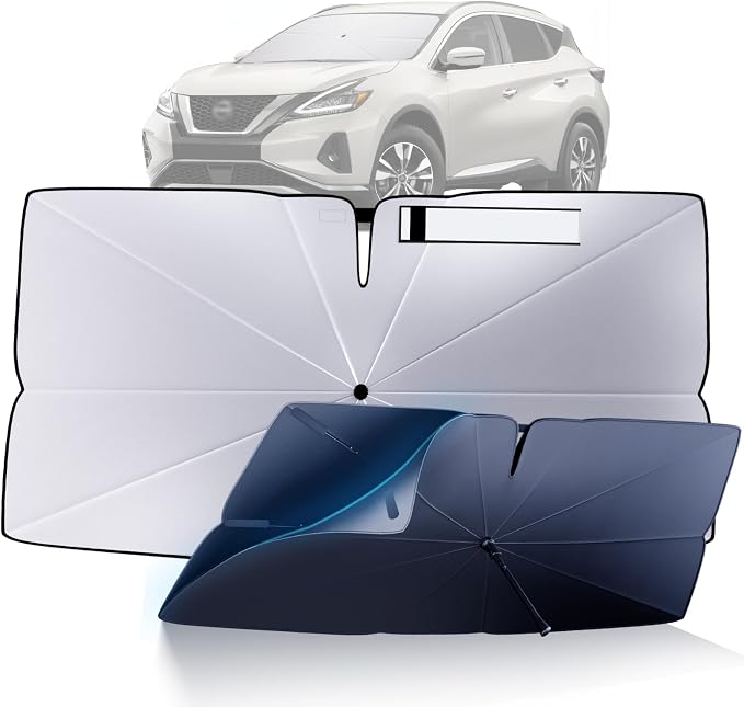Windshield Sun Shade Umbrella: Custom Fit by HIMUMOY