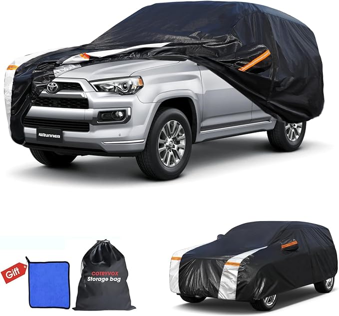 Toyota 4Runner Car Cover 100% Waterproof All Weather, Gift by FocusonQualityServiceHear