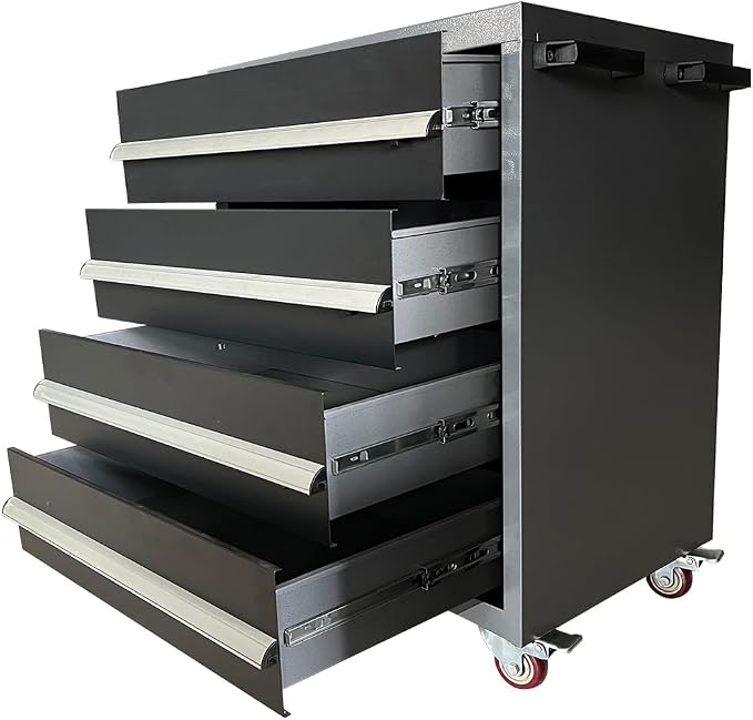 JZD Metal Garage Cabinet Set, Heavy Duty Tools Organization System, Included - Image 6