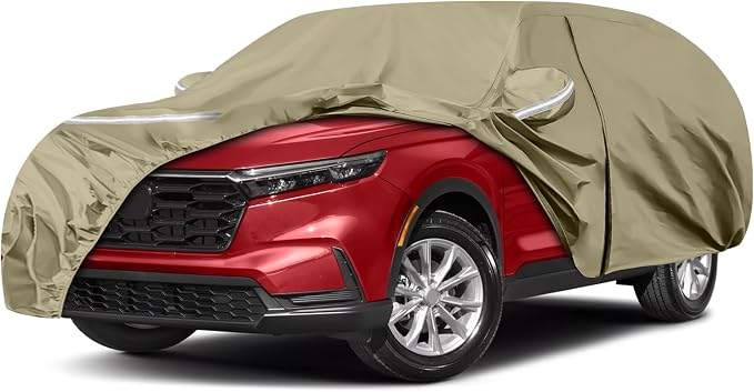 Waterproof Car Covers Replace for 2002-2025 Honda CRV, Windproof Bands for Snow by SPORTULI