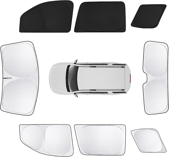 8pcs Car Window Shades for Chevrolet Tahoe 2015-2020 Accessories, Windshield by Unknown