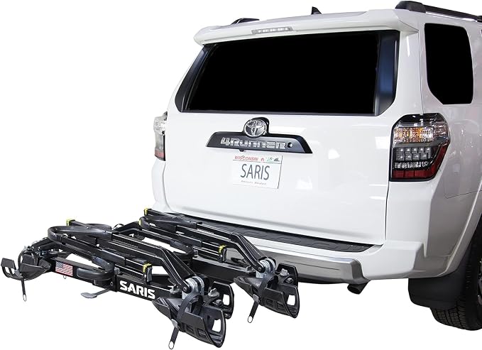 Saris SuperClamp EX 4-Bike Hitch Rack – Lightweight Platform Bike Carrier - Image 2