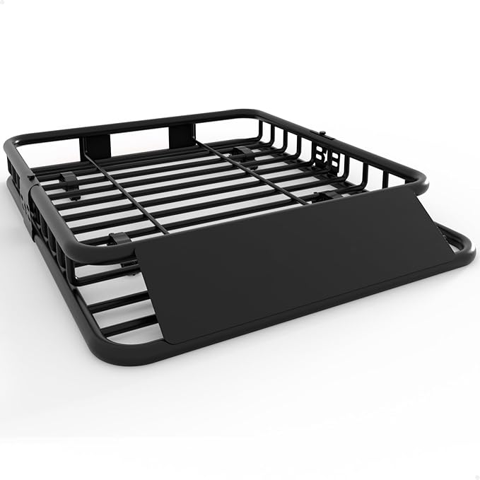 51" x 36" Universal Roof Rack Basket, 200 Lbs Capacity Rooftop Cargo Carrier by GarveeLife