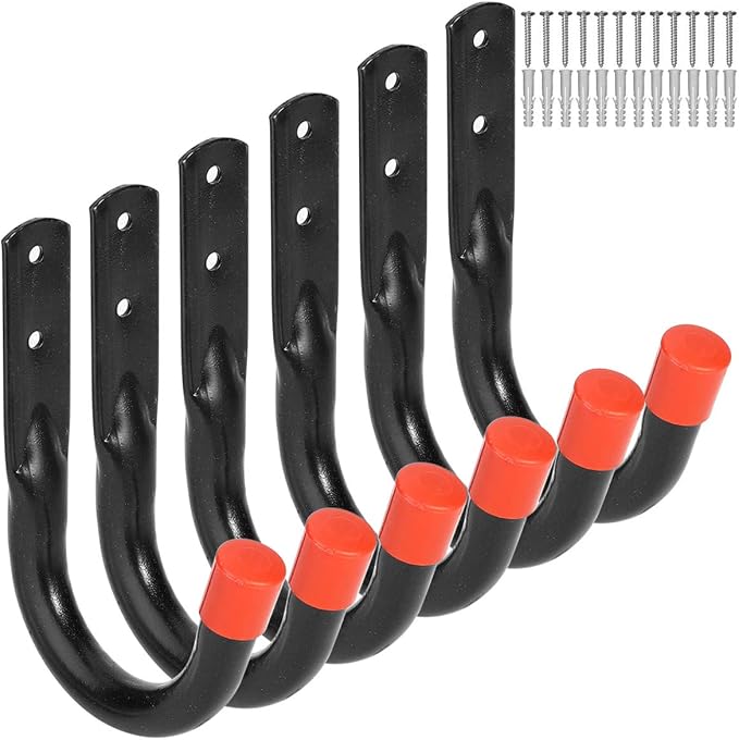 Wall Mount Utility Hooks Heavy Duty Steel Garage Storage Hanger Multi-Tools by Yisunnan
