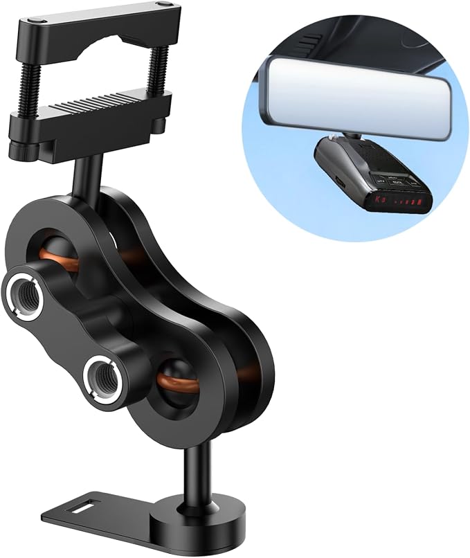 Radar Detector Mount Rearview Mirror Bracket, Car Truck Mirror Radar Mount - Image 3