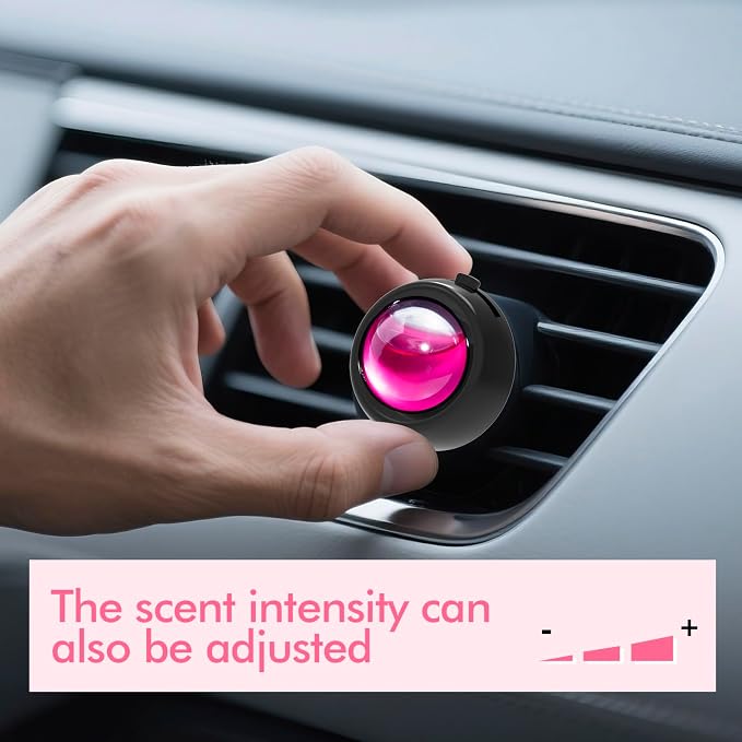 Car Air Freshener Vent Clips, Peach Scent, 6 Pack, Long Lasting Scent Up to 180 - Image 4