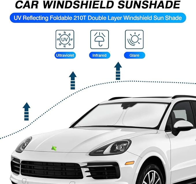 KUST Custom Fit Windshield Sun Shade - Image 2