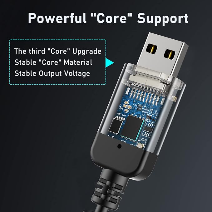 Radar Detector Cord, USB to RJ11 Cable, RJ11 Plug Power Cable, - Image 2