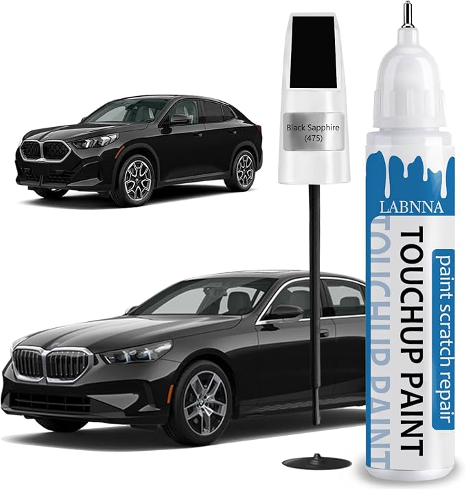 Black Sapphire Touch Up Paint for BMW-Exact Match 2 in 1 touchup Paint Pen for by LABNNA