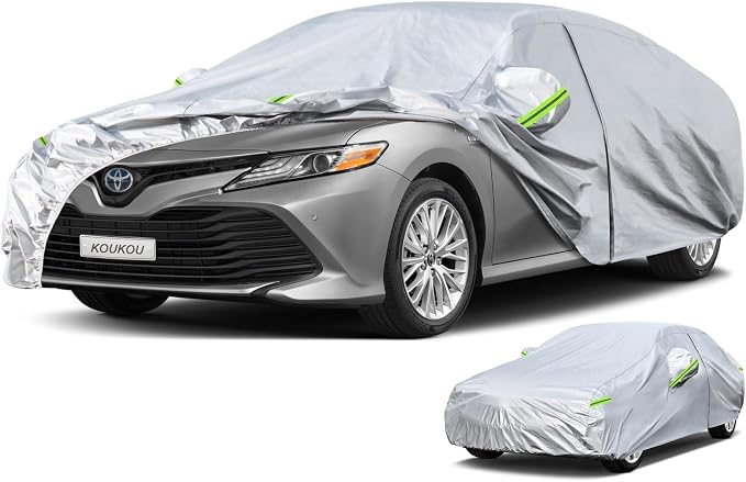 KouKou 6 Layers Car Cover Waterproof All Weather by focusonqualityservicehear