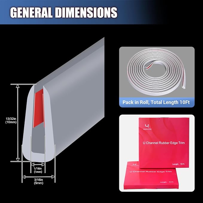 Rubber Edge Trim, Flexible Edge Trim - Image 2