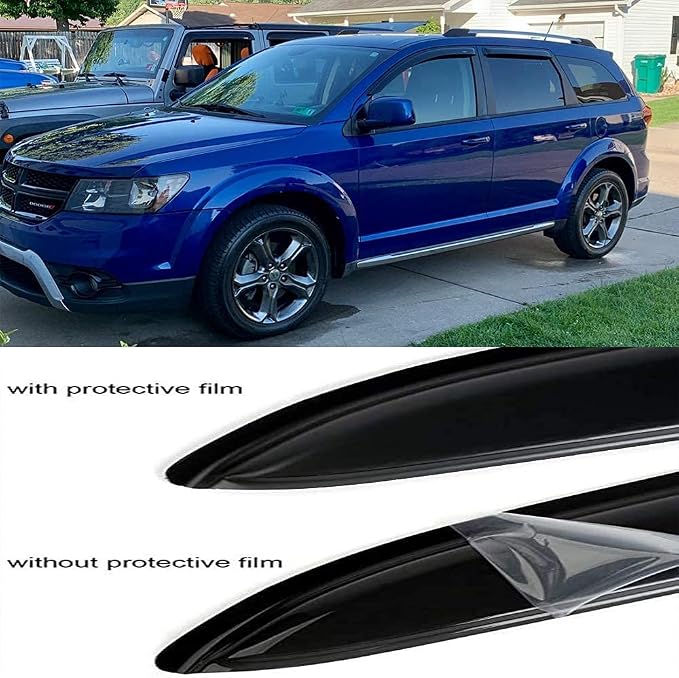 Side Window Wind Vent Deflector, Window Visor fit - Image 2