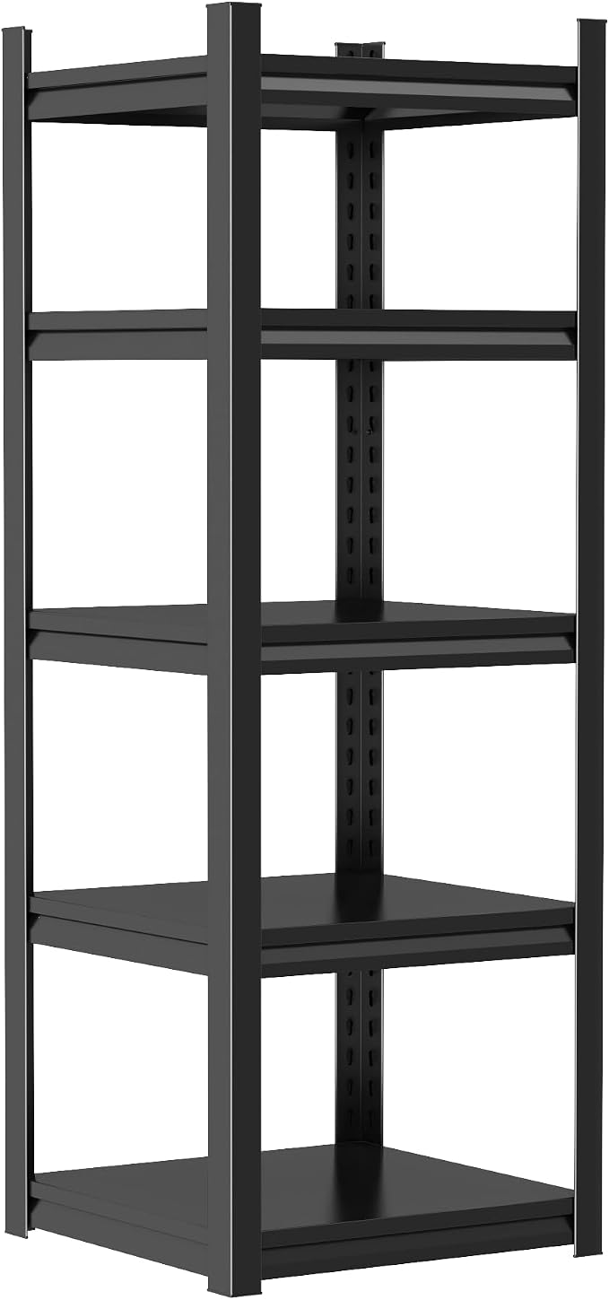 Metal Garage Shelving Unit, Heavy Duty 5-Tier Adjustable Storage Rack, Steel by Notmise
