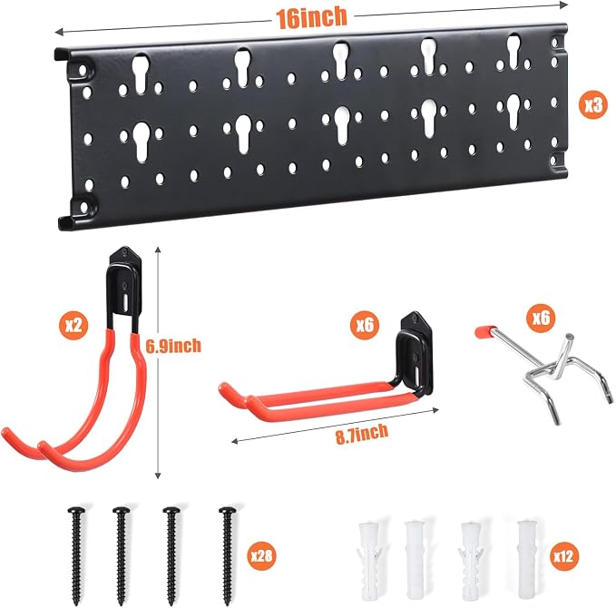 Ultrawall Multi-Storage Garage Hooks, Utility Rack - Image 6
