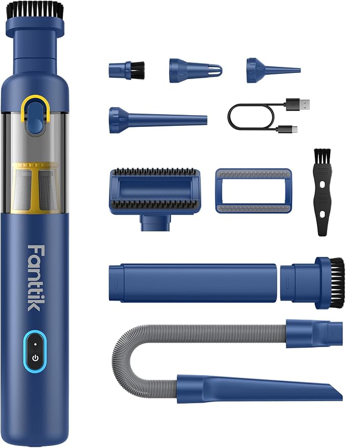 Fanttik Slim V8 APEX Car Vacuum, 4-in-1 Portable Mini Cordless Vacuum by FANTTIK%C2%AE