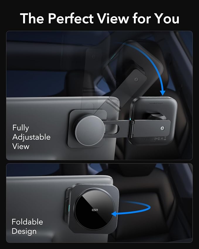 ESR for MagSafe Car Mount Charger, Foldable Dashboard Magnetic Wireless Car - Image 7