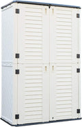 ADDOK Outdoor Storage Cabinet Waterproof, Outdoor Storage Sheds by ADDOK